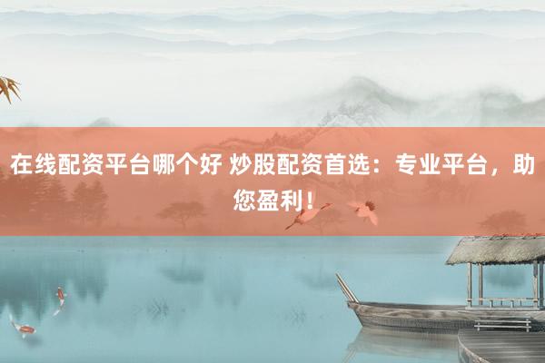 在線配資平臺哪個好 炒股配資首選：專業(yè)平臺，助您盈利！